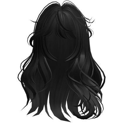 Black Lush Wavy Anime Hair 
