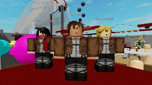 [AoT] Attack on Titan obby 進撃の巨人
