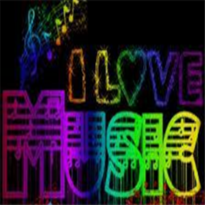 I Love Music #9 Roblox decal
