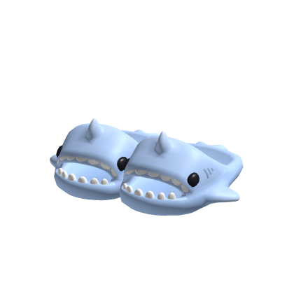 3.0 Blue Pastel Shark Slippers thumbnail