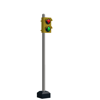 Pedestrian Yellow Traffic Light [decal]