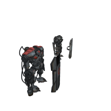 Mini Series: Carbonite  And Flamethrower War Droid