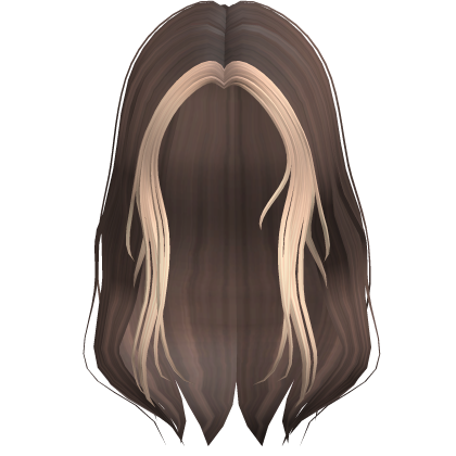 Wavy Popstar Hair in Blonde & Brown Roblox item