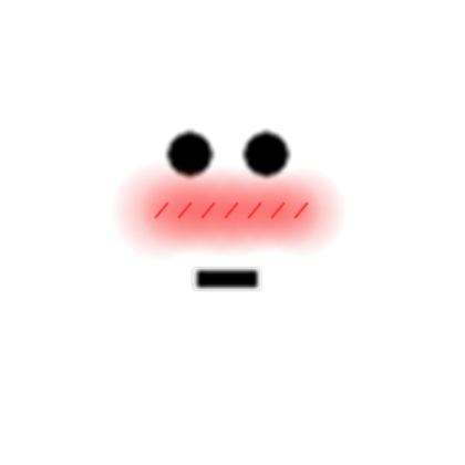 Errr....Blush...(FACE) Roblox decal