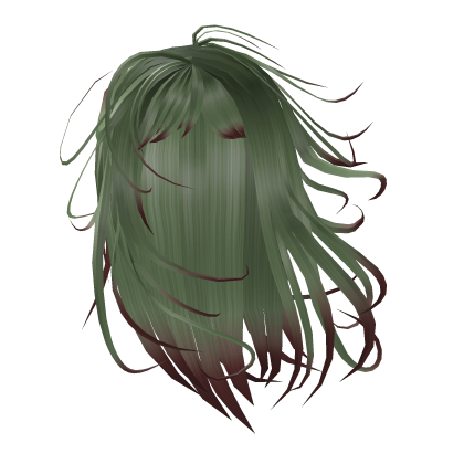 Windy & Dreamy Hair (Zombie Green)