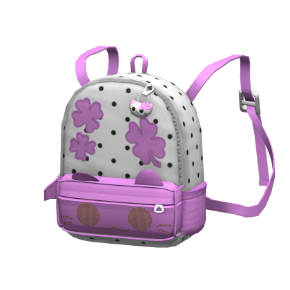 [NEW 🚨] Pink Polka Dot Cat Backpack (1.0)