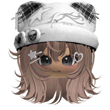 Milktea Streetwear Y2K Beanie Girl Hair