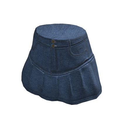 Y2K Jeans Skirt in Blue