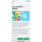 Donating money group