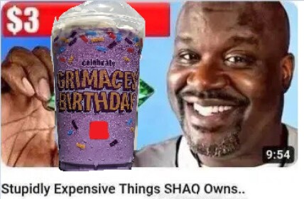 Cartride into Grimace shake