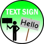 Text Sign!