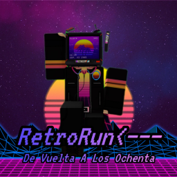RetroRun - Synthwave Obby