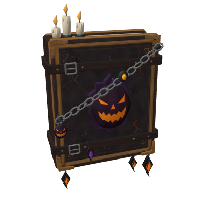 Dark magic book backpack accessory