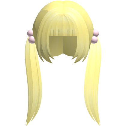 yellow black alt moe straight bobble pigtails