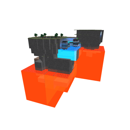 Pixelated World Tria