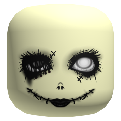 haunted ghoul halloween face #2