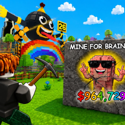 Mine with Brainrots!
