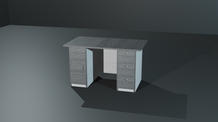 Monochrome Office Desk preview 4