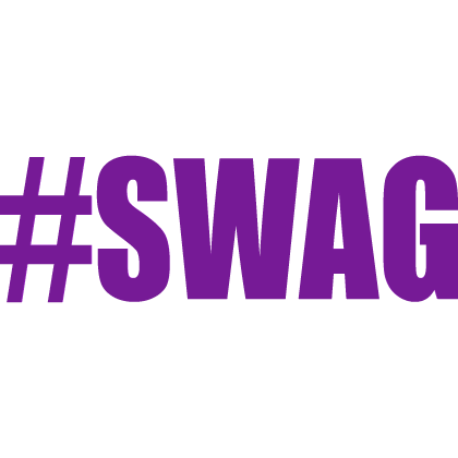 #SWAG Purple Hairclip