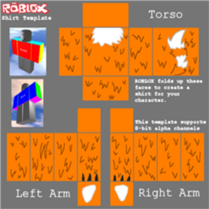 Wolf decal (Shirt or pants) (FREE) Roblox decal