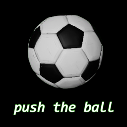 push the ball