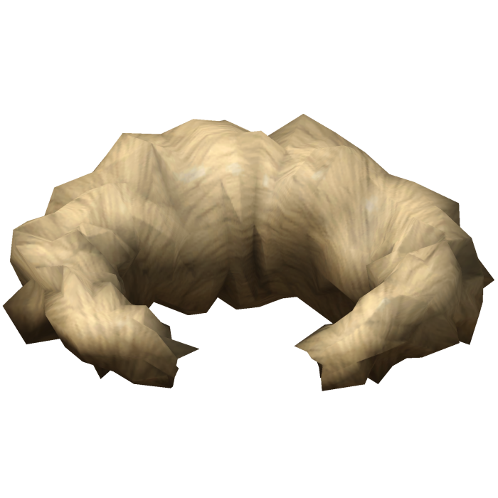 Tan Neck Fur Collar 