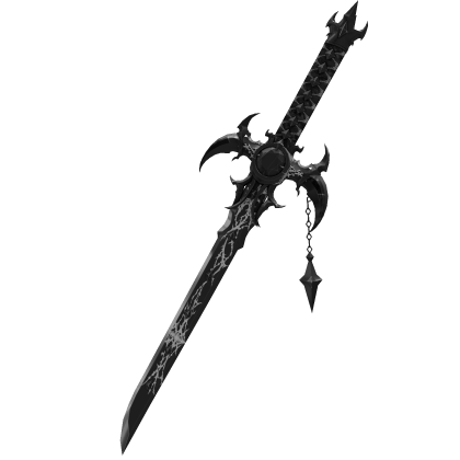 Eclipse Reliquary Sword — Obsidian Silver