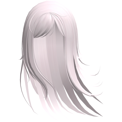 pink windswept long moe hair