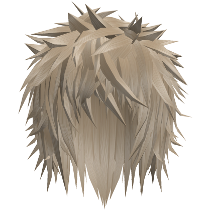 blonde gothic messy emo boy hair