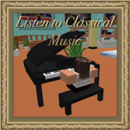 Listen To Classical Music Roblox decal