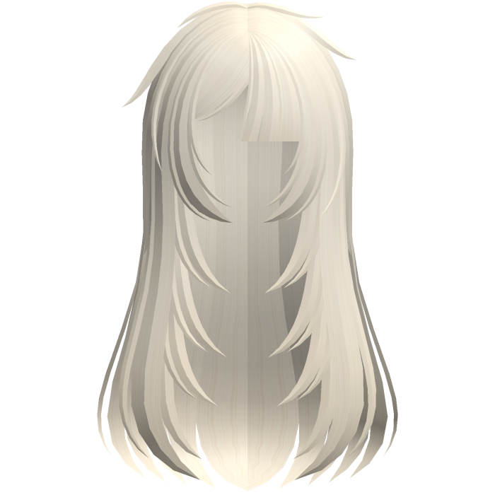 🖤 layered messy fallen angel hair in pale yellow