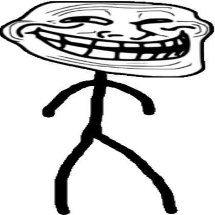 the troll man Roblox decal