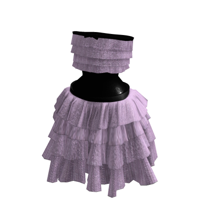 SS14 couture dress (Purple & Black) thumbnail