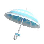 🍀Summer Beach Lace Parasol (Blue)
