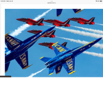 Blue angels and red arrows