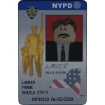 NYPD Identification Card