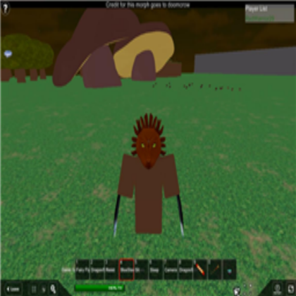 scary werewolf Roblox decal