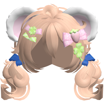 🍀 bijou hamster clover pigtails in blonde
