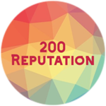 Have 200 Reputation!