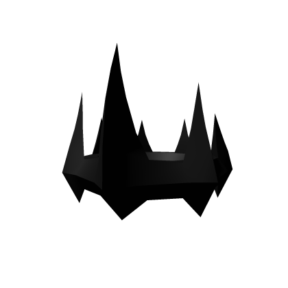 Black Spike Crown Roblox item