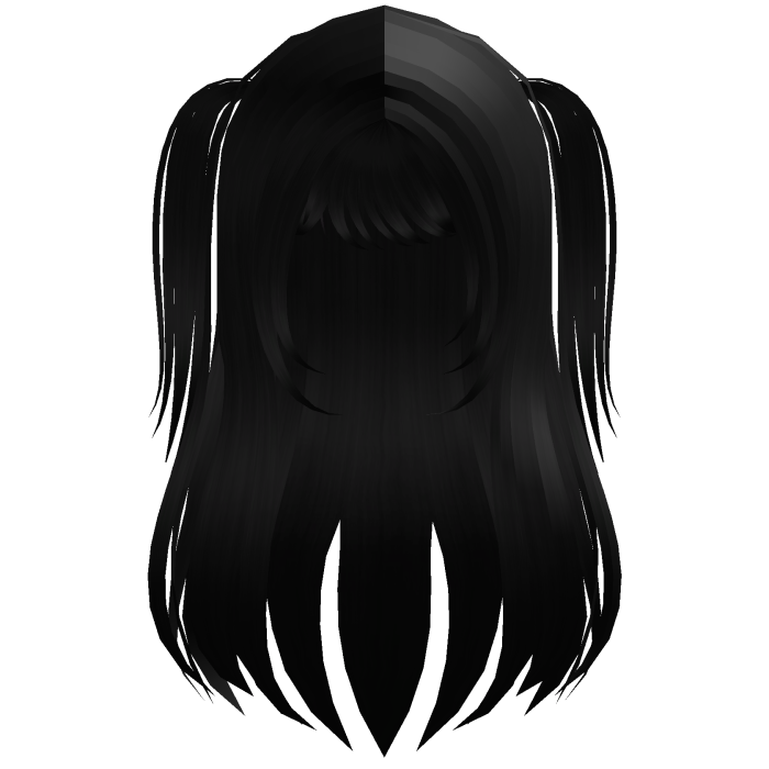 ♡ :  Dolly Twin Tails Black