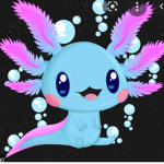 bluee axolotls