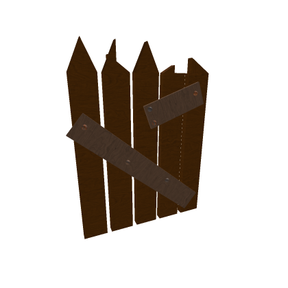 worn fence