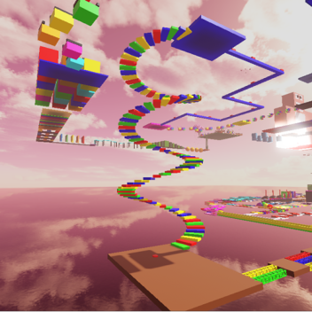 🌈Easy Rainbow Obby!🌈 