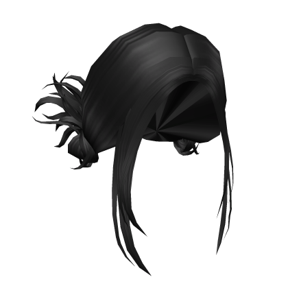Y2K Messy Buns in Black