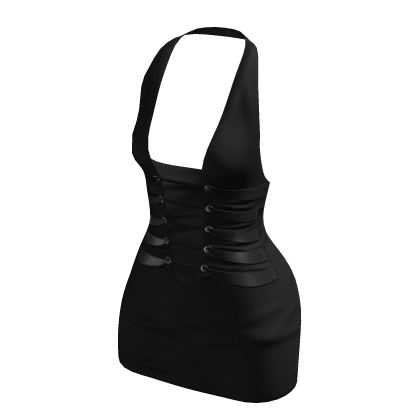Sawyer Mini Dress (Black) thumbnail