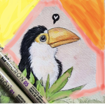 Tropical toucan