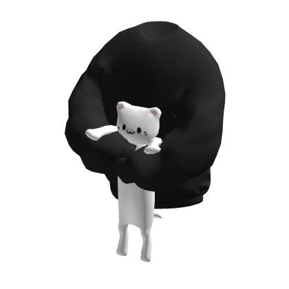 Cat Sweater Black thumbnail