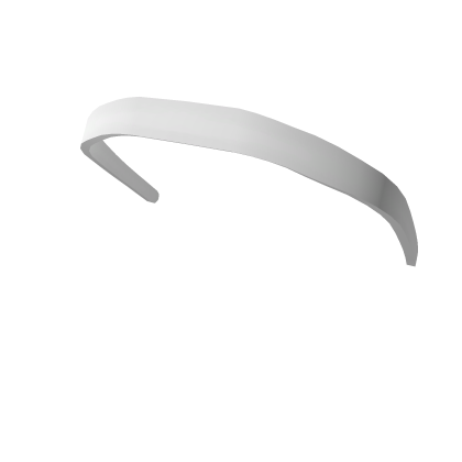 White Aesthetic Headband