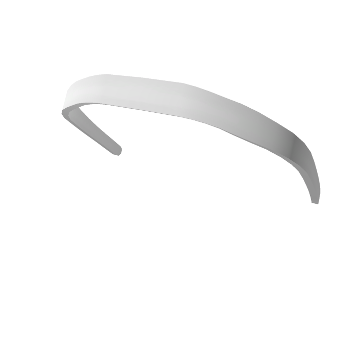 White Aesthetic Headband